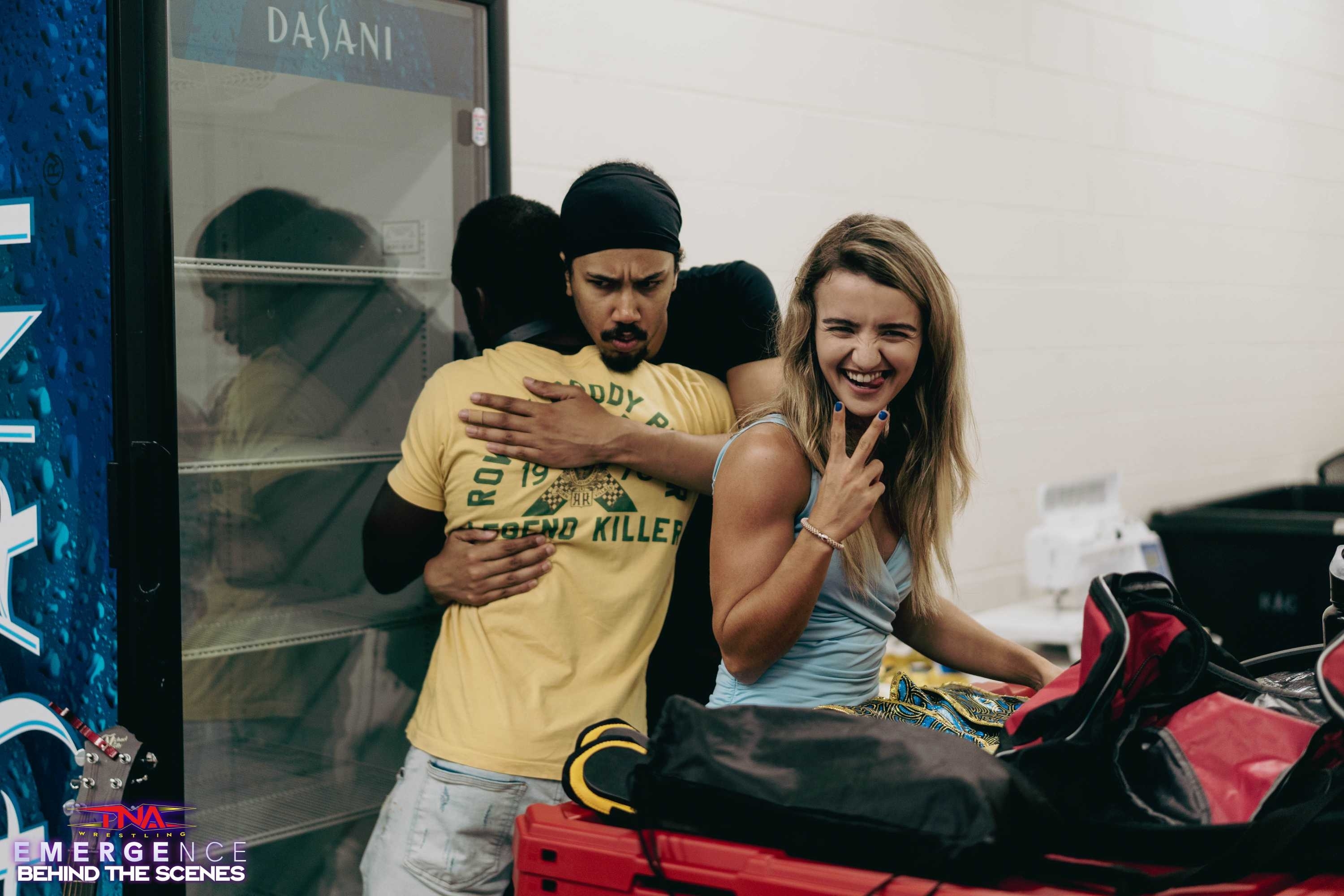 Behind the Scenes: The Stars of TNA Wrestling Shine at Emergence