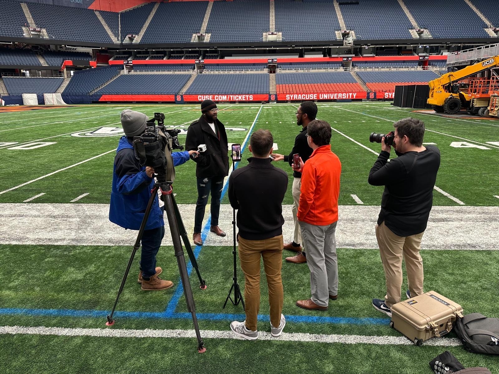 Syracuse Media Tour Featuring Moose