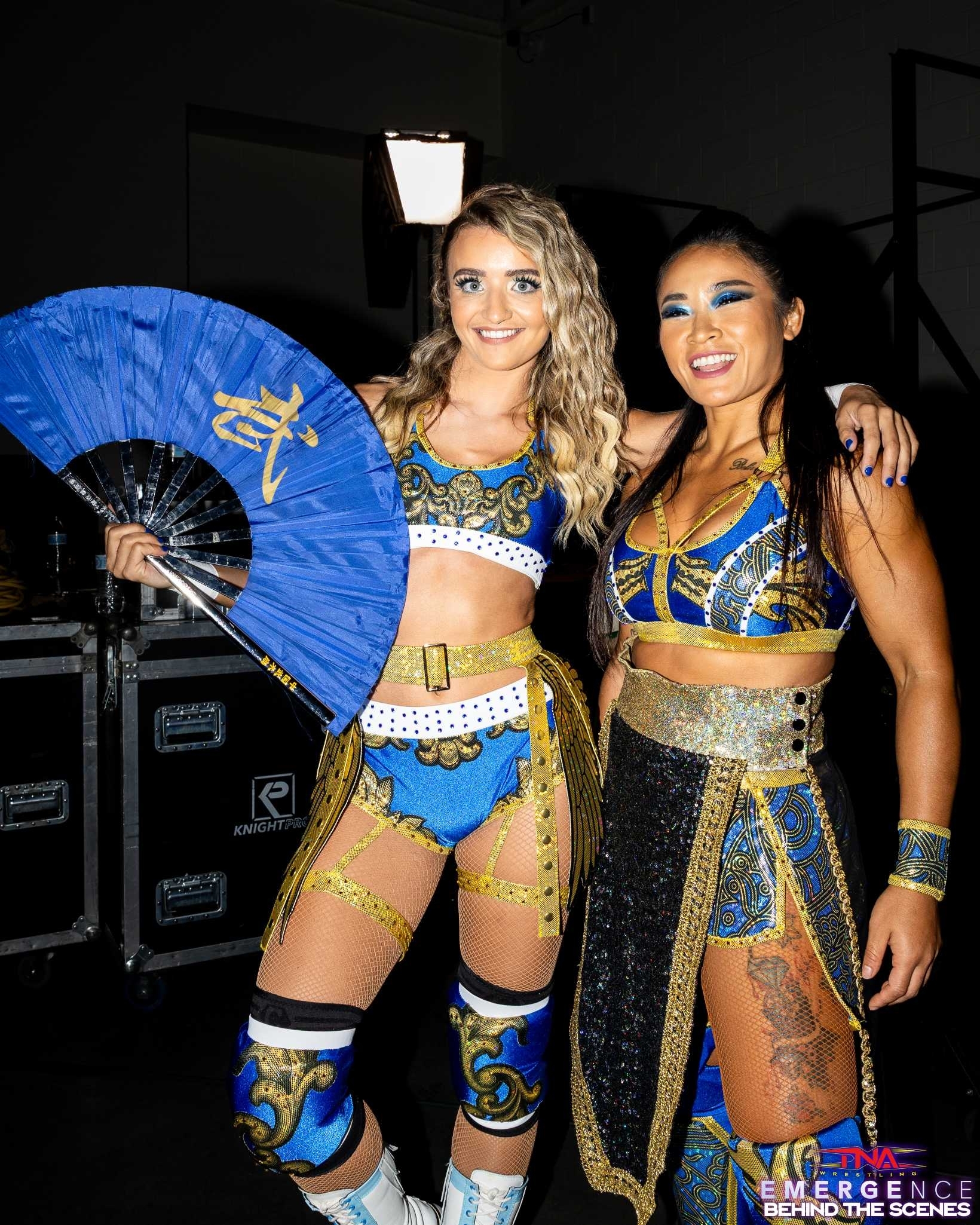 Behind the Scenes: The Stars of TNA Wrestling Shine at Emergence