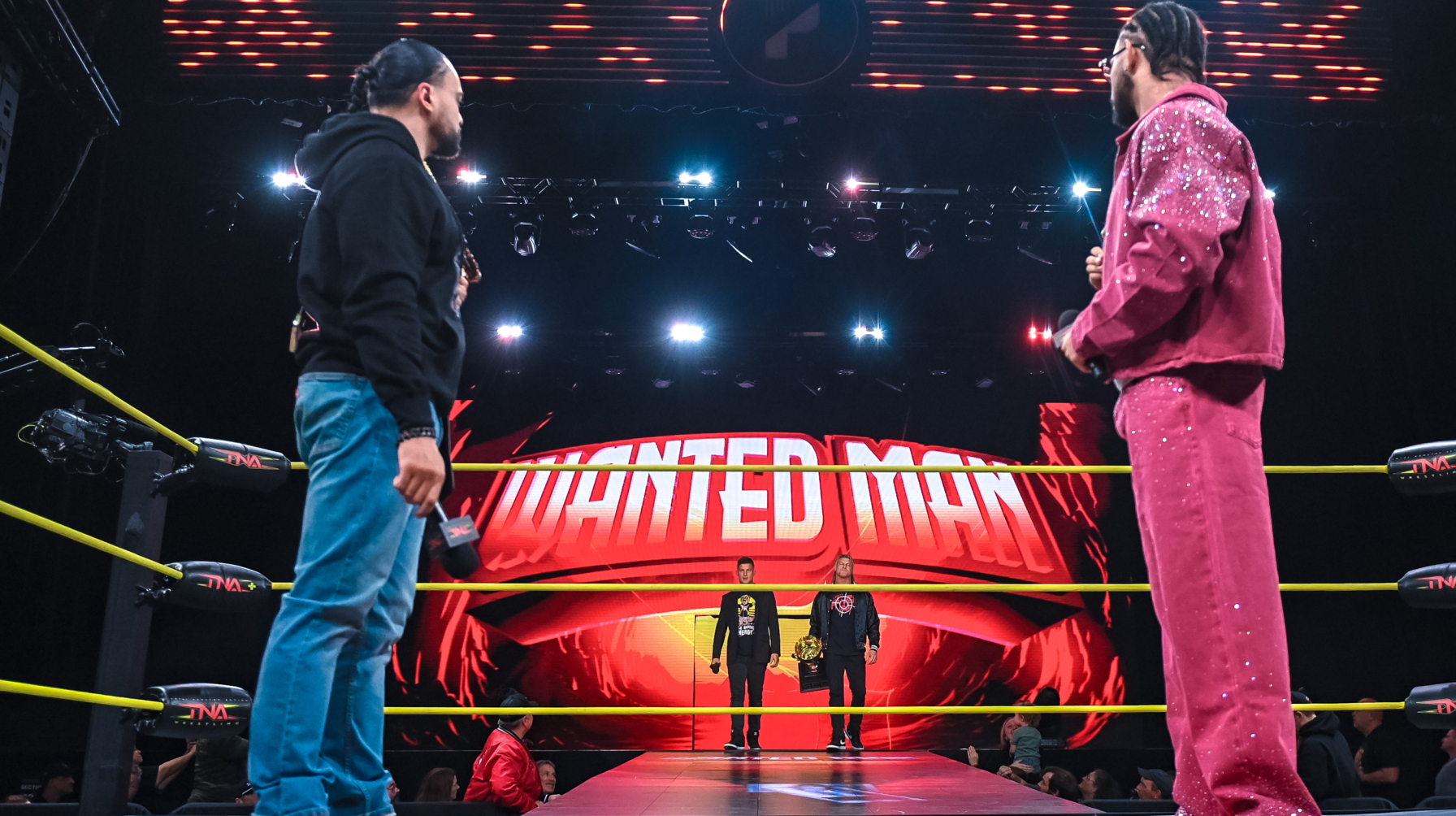 Mike Santana & Leon Slater Stand in The Nemeth Brothers' Path.