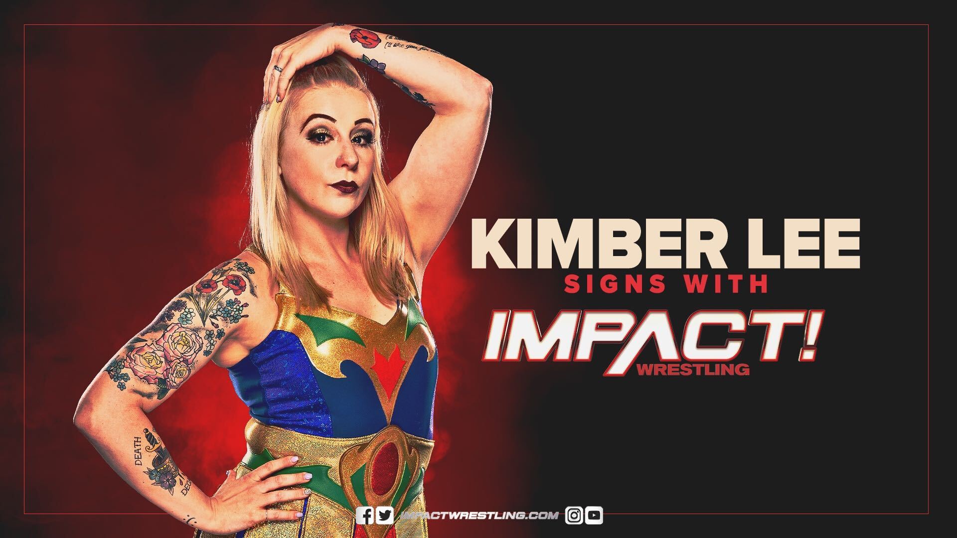 Kimber Lee Signs with IMPACT Wrestling – TNA Wrestling