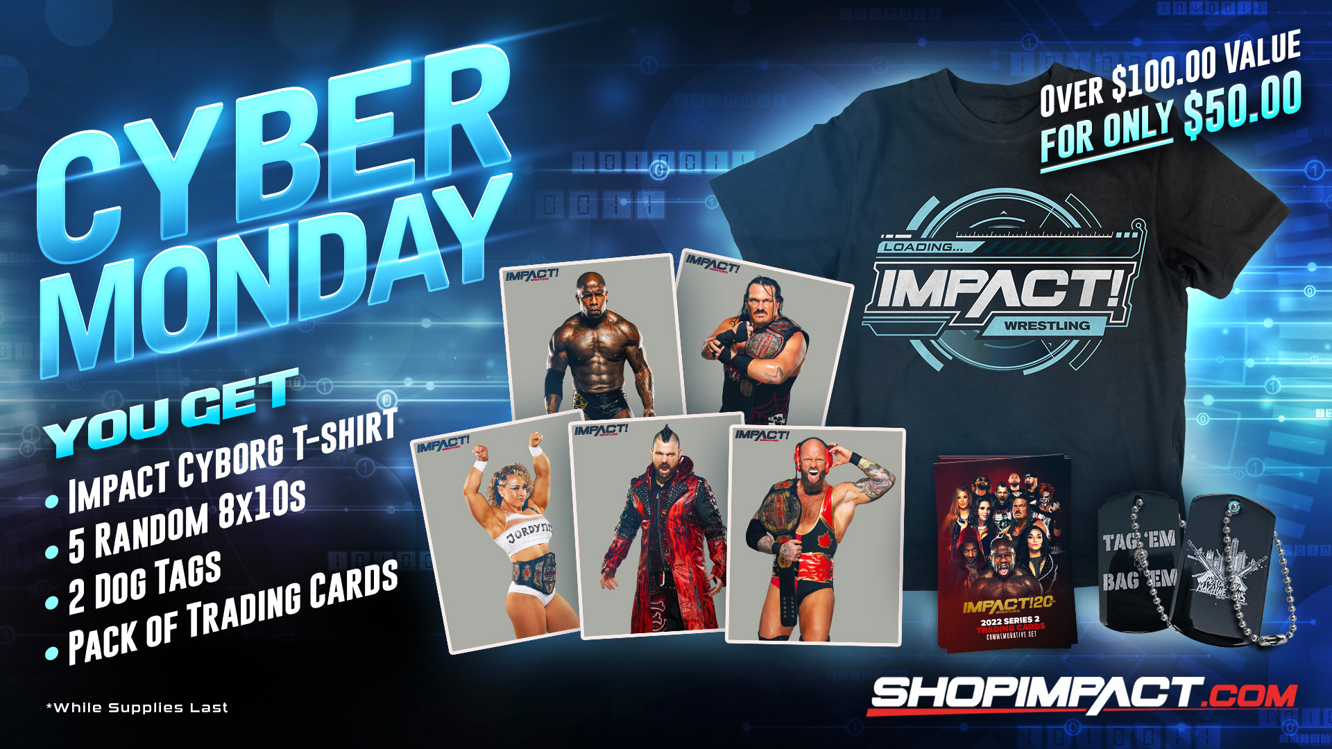 Get Your Cyber Monday Bundle Today Only on ShopIMPACT TNA