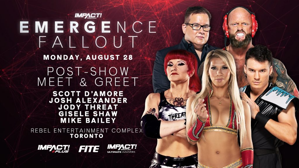 MustSee Matchups Set For Emergence Fallout This Monday in Toronto