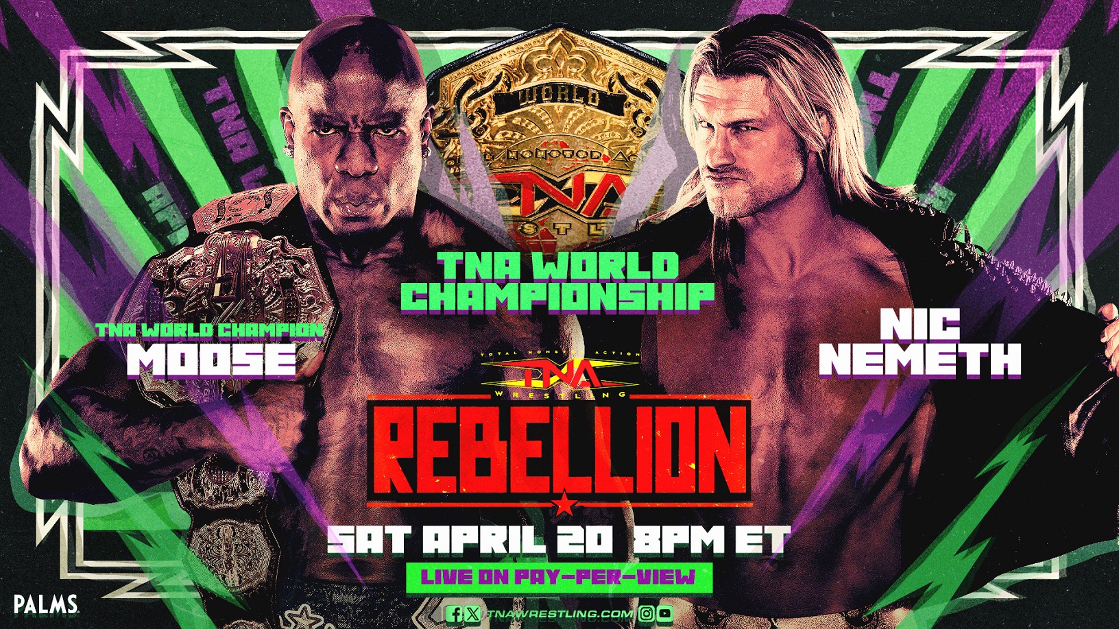 Nic Nemeth Vs Moose Set for TNA Rebellion