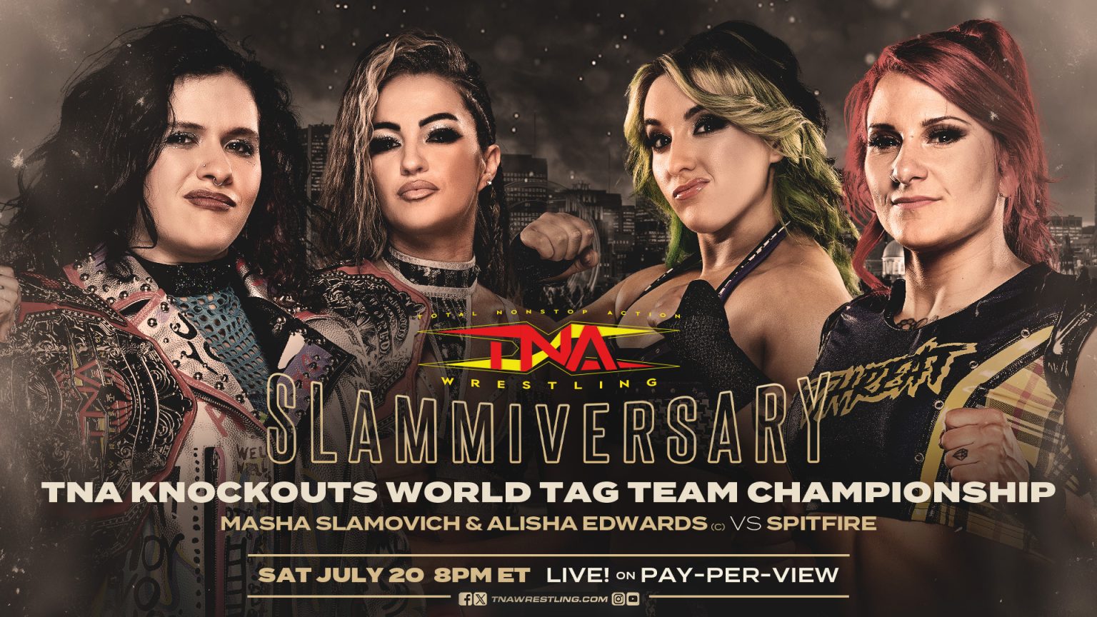 Malisha vs. Spitfire for the Knockouts World Tag Team Titles Set for ...